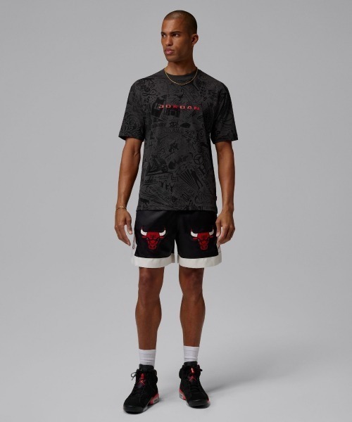JORDAN BRAND（ジョーダンブランド）の「JORDAN BRAND Brooklyn T-Shirt（ジョーダンブランド ブルックリン Tシャツ）（Tシャツ/カットソー・メンズ・ホワイト系/ブラック系・X-LARGE/SMALL/MEDIUM/LARGE）」の12枚目の写真