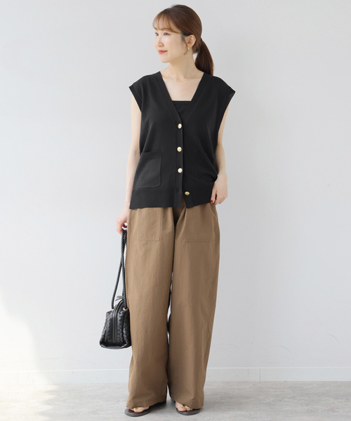 JOURNAL STANDARD relume(ジャーナルスタンダード レリューム)の「ウォッシャブルメタルボタンベスト(ベスト・レディース・ブラック/ブラウン・FREE)」の19枚目の写真