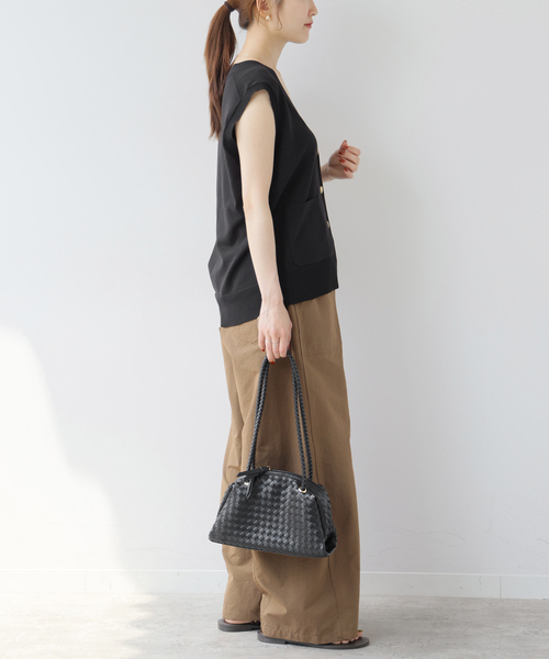 JOURNAL STANDARD relume(ジャーナルスタンダード レリューム)の「ウォッシャブルメタルボタンベスト(ベスト・レディース・ブラック/ブラウン・FREE)」の20枚目の写真