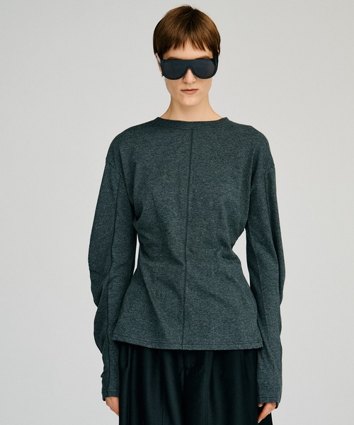 PRANK PROJECT(プランクプロジェクト)の「【2026Autumn Pre-Order】2WAYジャージカーディガン / 2-Way Jersey Cardigan(カーディガン/ボレロ・レディース・ブラック/チャコールグレー/マルチ・FREE)」の3枚目の写真