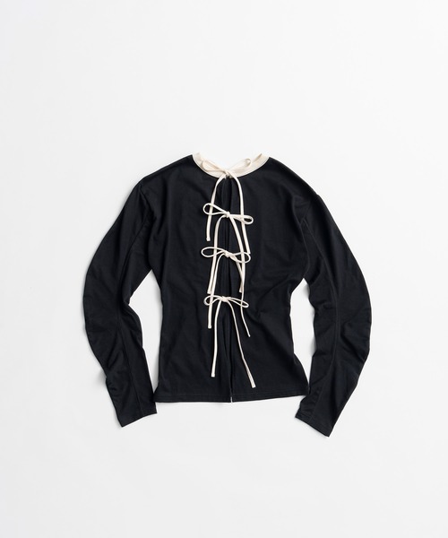 PRANK PROJECT(プランクプロジェクト)の「【2026Autumn Pre-Order】2WAYジャージカーディガン / 2-Way Jersey Cardigan(カーディガン/ボレロ・レディース・ブラック/チャコールグレー/マルチ・FREE)」の10枚目の写真