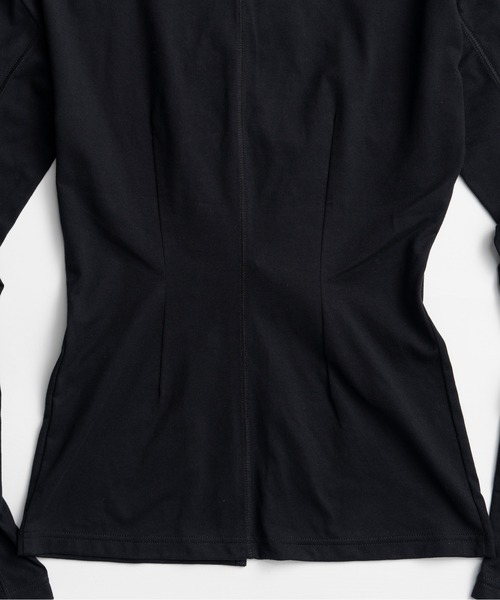 PRANK PROJECT(プランクプロジェクト)の「【2026Autumn Pre-Order】2WAYジャージカーディガン / 2-Way Jersey Cardigan(カーディガン/ボレロ・レディース・ブラック/チャコールグレー/マルチ・FREE)」の14枚目の写真