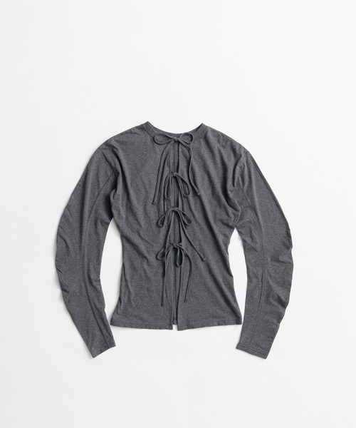 PRANK PROJECT(プランクプロジェクト)の「【2026Autumn Pre-Order】2WAYジャージカーディガン / 2-Way Jersey Cardigan(カーディガン/ボレロ・レディース・ブラック/チャコールグレー/マルチ・FREE)」の8枚目の写真