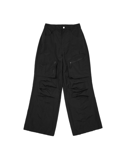 AAKAM（アーカム）の「Knee Pin-Tuck Rain Shield Pants (Black)（その他パンツ・レディース・その他・1/2）」の2枚目の写真