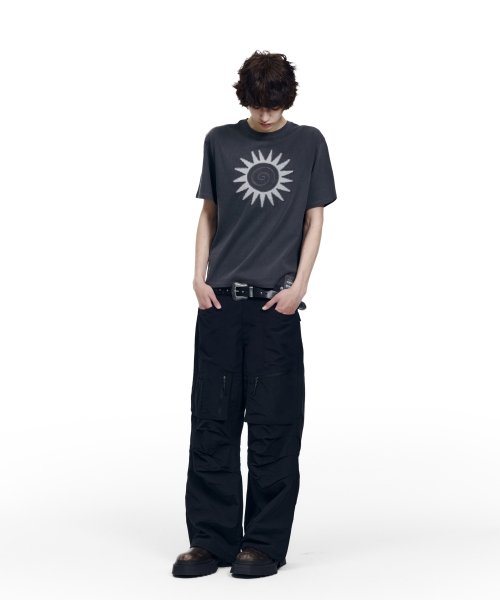 AAKAM（アーカム）の「Knee Pin-Tuck Rain Shield Pants (Black)（その他パンツ・レディース・その他・1/2）」の10枚目の写真