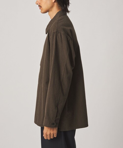 Steven Alan(スティーブンアラン)の「<Steven Alan> コットンビエラ チェック ジップ プルオーバー(その他アウター・メンズ・ネイビー/ダークグリーン・XL/L/M/S)」の6枚目の写真