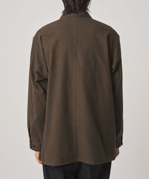 Steven Alan(スティーブンアラン)の「<Steven Alan> コットンビエラ チェック ジップ プルオーバー(その他アウター・メンズ・ネイビー/ダークグリーン・XL/L/M/S)」の7枚目の写真