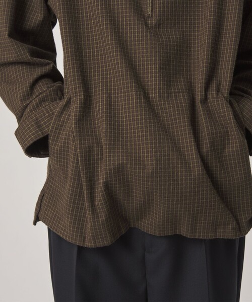 Steven Alan(スティーブンアラン)の「<Steven Alan> コットンビエラ チェック ジップ プルオーバー(その他アウター・メンズ・ネイビー/ダークグリーン・XL/L/M/S)」の12枚目の写真
