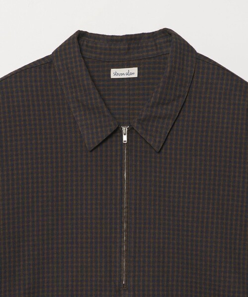 Steven Alan(スティーブンアラン)の「<Steven Alan> コットンビエラ チェック ジップ プルオーバー(その他アウター・メンズ・ネイビー/ダークグリーン・XL/L/M/S)」の21枚目の写真