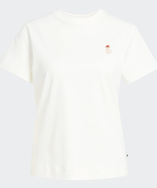adidas(アディダス)の「キャット パッチ グラフィック 半袖Tシャツ / アディダス adidas(Tシャツ/カットソー・レディース・ホワイト・X-SMALL/LARGE/MEDIUM/SMALL/X-LARGE/XX-LARGE)」の6枚目の写真