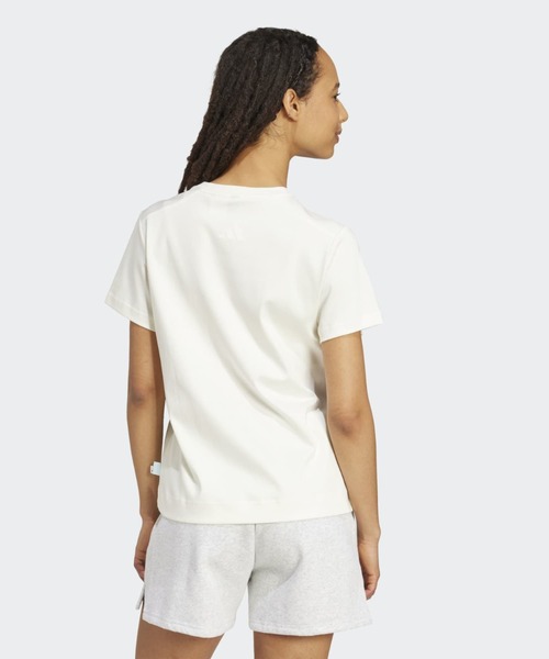 adidas(アディダス)の「キャット パッチ グラフィック 半袖Tシャツ / アディダス adidas(Tシャツ/カットソー・レディース・ホワイト・X-SMALL/LARGE/MEDIUM/SMALL/X-LARGE/XX-LARGE)」の2枚目の写真
