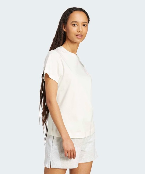 adidas(アディダス)の「キャット パッチ グラフィック 半袖Tシャツ / アディダス adidas(Tシャツ/カットソー・レディース・ホワイト・X-SMALL/LARGE/MEDIUM/SMALL/X-LARGE/XX-LARGE)」の3枚目の写真