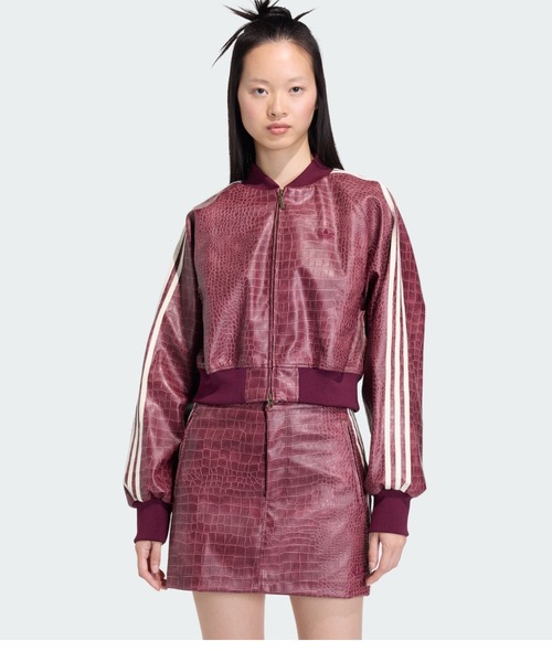 adidas(アディダス)の「プレザー ジャケット / アディダスオリジナルス adidas Originals(ブルゾン・レディース・レッド・X-LARGE/X-SMALL/LARGE/XX-LARGE/SMALL/MEDIUM)」の3枚目の写真