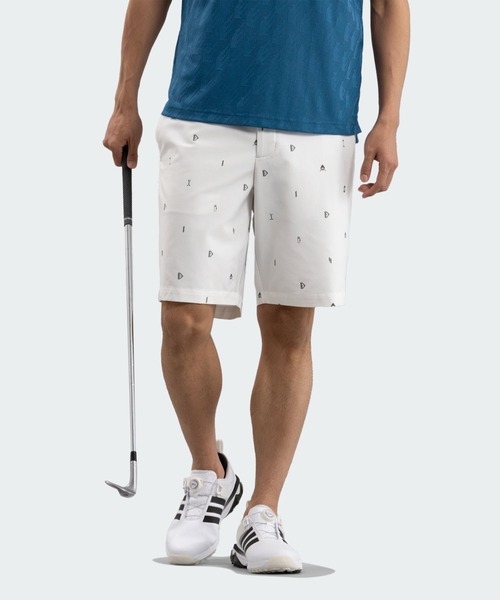 adidas(アディダス)の「モノグラム ショーツ【adidas Golf/アディダスゴルフ】(その他パンツ・メンズ・ホワイト・100/85/76/88/92/96/73/79/82)」の2枚目の写真