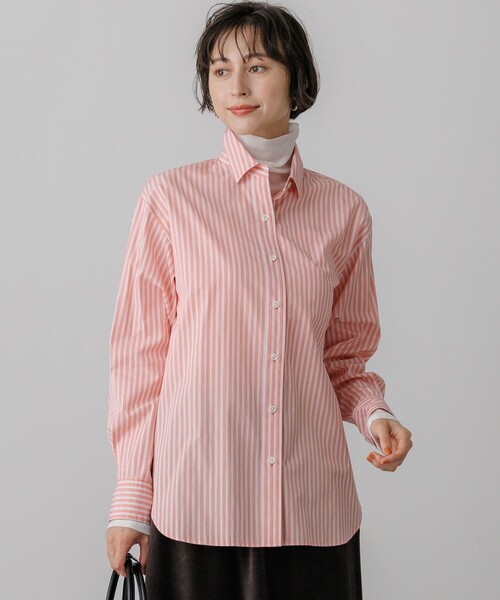 23区 S(ニジュウサンクチイサイサイズ)の「CANCLINI ベーシック シャツ(シャツ/ブラウス・レディース・ブルー系その他/オレンジ系その他/ホワイト系/ブルー系/ブラウン系その他・32/34)」の5枚目の写真