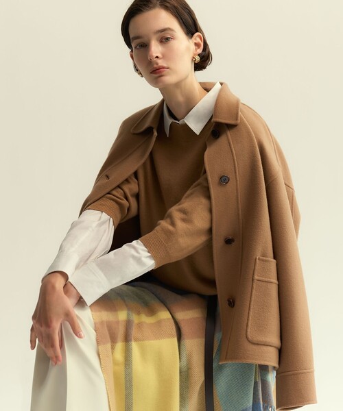 23区 S(ニジュウサンクチイサイサイズ)の「CANCLINI ベーシック シャツ(シャツ/ブラウス・レディース・ブルー系その他/オレンジ系その他/ホワイト系/ブルー系/ブラウン系その他・32/34)」の7枚目の写真