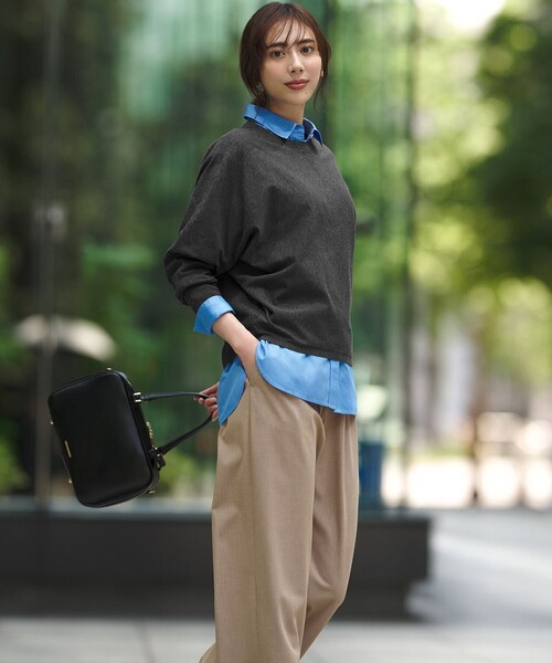 23区 S(ニジュウサンクチイサイサイズ)の「CANCLINI ベーシック シャツ(シャツ/ブラウス・レディース・ブルー系その他/オレンジ系その他/ホワイト系/ブルー系/ブラウン系その他・32/34)」の9枚目の写真