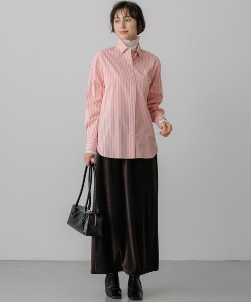 23区 S(ニジュウサンクチイサイサイズ)の「CANCLINI ベーシック シャツ(シャツ/ブラウス・レディース・ブルー系その他/オレンジ系その他/ホワイト系/ブルー系/ブラウン系その他・32/34)」の20枚目の写真