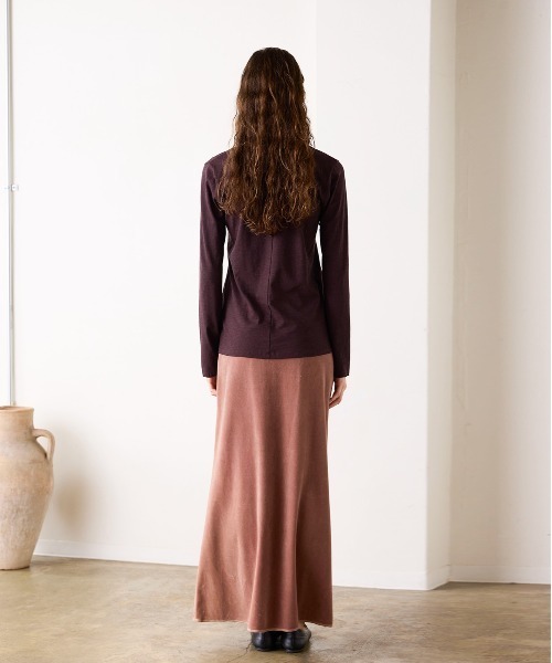 WALANCE(ワランス)の「COTTON CASHMERE V-NECK T(Tシャツ/カットソー・レディース・オフホワイト・FREE)」の15枚目の写真