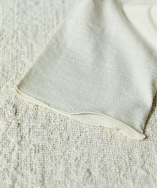 WALANCE(ワランス)の「COTTON CASHMERE V-NECK T(Tシャツ/カットソー・レディース・オフホワイト・FREE)」の22枚目の写真