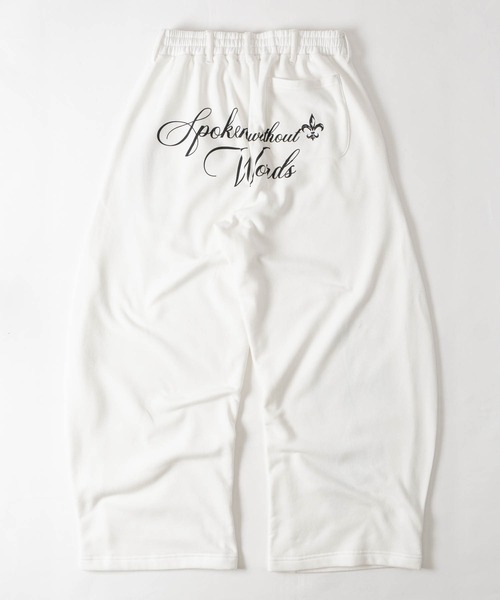 JOHN'S CLOSET(ジョンズクローゼット)の「【31】クロスプリント カーブシルエット ワイドスウェットパンツ セットアップ展開有(スウェットパンツ・メンズ・ブラック系その他/ブラック/ホワイト・LARGE/MEDIUM)」の13枚目の写真