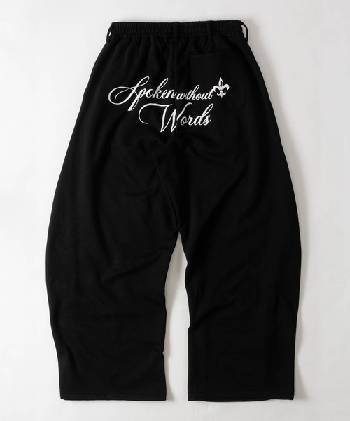 JOHN'S CLOSET(ジョンズクローゼット)の「【31】クロスプリント カーブシルエット ワイドスウェットパンツ セットアップ展開有(スウェットパンツ・メンズ・ブラック系その他/ブラック/ホワイト・LARGE/MEDIUM)」の14枚目の写真