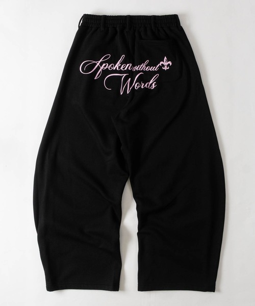 JOHN'S CLOSET(ジョンズクローゼット)の「【31】クロスプリント カーブシルエット ワイドスウェットパンツ セットアップ展開有(スウェットパンツ・メンズ・ブラック系その他/ブラック/ホワイト・LARGE/MEDIUM)」の15枚目の写真