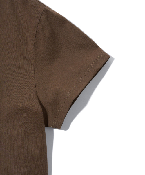 YOUHEE(ユヒ)の「COLOR LETTERING T-SHIRTS_BROWN(Tシャツ/カットソー・レディース・その他・FREE)」の6枚目の写真