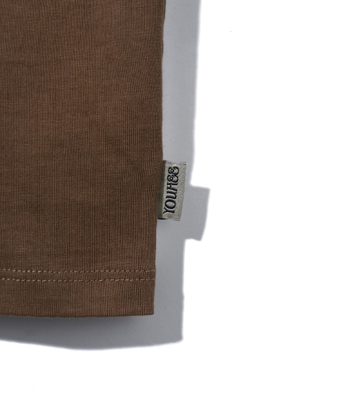 YOUHEE(ユヒ)の「COLOR LETTERING T-SHIRTS_BROWN(Tシャツ/カットソー・レディース・その他・FREE)」の7枚目の写真