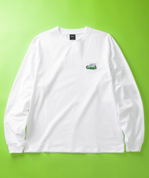 HUF(ハフ)の「MAGIC DRAGON LS TEE(Tシャツ/カットソー・メンズ・ブラック/ホワイト/ライトピンク・M/S/XXL/L/XL)」の2枚目の写真