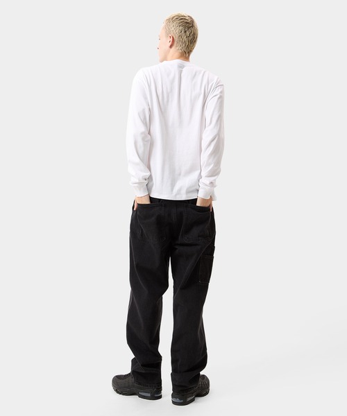 HUF(ハフ)の「MAGIC DRAGON LS TEE(Tシャツ/カットソー・メンズ・ブラック/ホワイト/ライトピンク・M/S/XXL/L/XL)」の9枚目の写真
