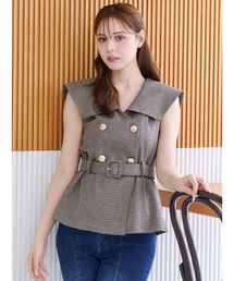 ダブルブレストビッグカラージレ