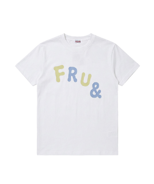 FRUAND(フルアンド)の「FALLING LETTERING T-SHIRT_2COLOR(Tシャツ/カットソー・レディース・その他/チャコール/ホワイト・FREE)」の2枚目の写真