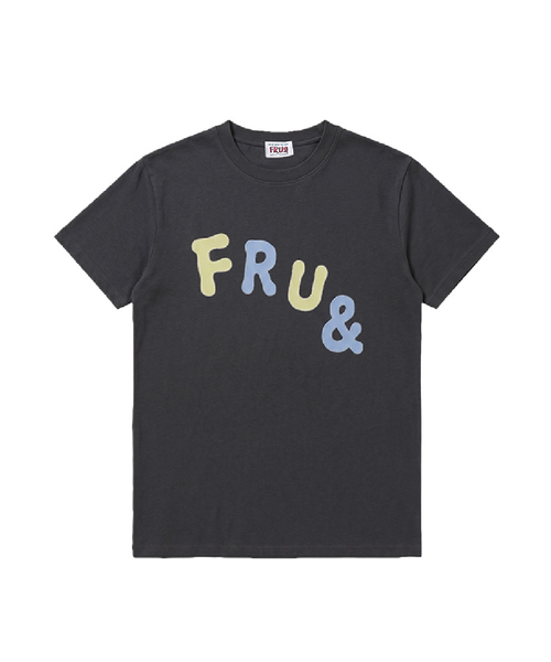 FRUAND(フルアンド)の「FALLING LETTERING T-SHIRT_2COLOR(Tシャツ/カットソー・レディース・その他/チャコール/ホワイト・FREE)」の3枚目の写真
