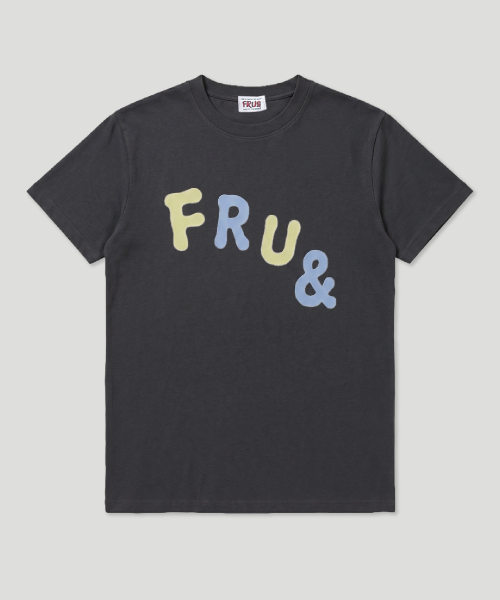 FRUAND(フルアンド)の「FALLING LETTERING T-SHIRT_2COLOR(Tシャツ/カットソー・レディース・その他/チャコール/ホワイト・FREE)」の7枚目の写真