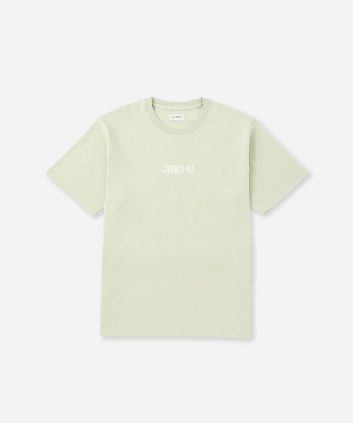 Saturdays NYC(サタデーズ ニューヨークシティ )の「SATURDAYS N.Y.C. SS Tee(Tシャツ/カットソー・メンズ・ミント/オフホワイト/ネイビー・L/S/M)」の10枚目の写真