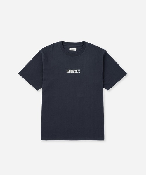 Saturdays NYC(サタデーズ ニューヨークシティ )の「SATURDAYS N.Y.C. SS Tee(Tシャツ/カットソー・メンズ・ミント/オフホワイト/ネイビー・L/S/M)」の11枚目の写真