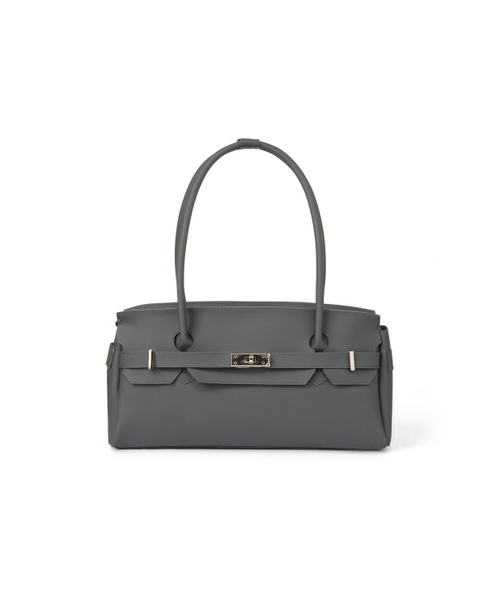 DEINET(ダイニット)の「JELLY TWO-WAY BAG IN CHARCOAL(ショルダーバッグ・レディース・その他・FREE)」の1枚目の写真