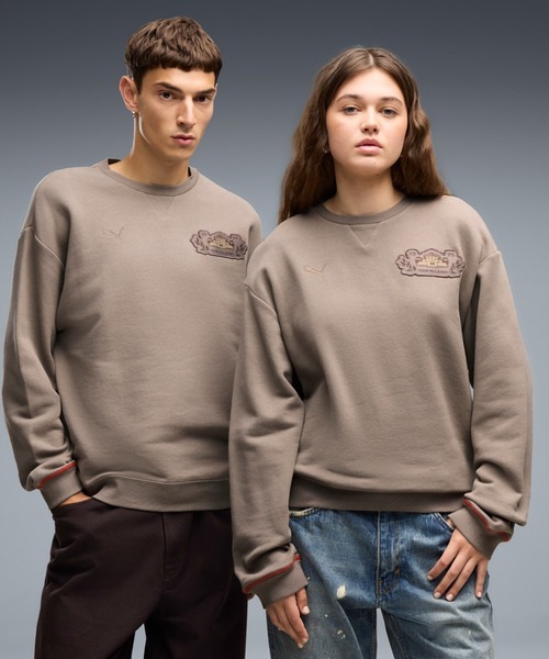 PUMA（プーマ）の「PUMA プーマ メンズ マクラーレン レーシング クルーネック スウェット（スウェット・メンズ・ブラック系その他/グレー・X-LARGE/X-SMALL/MEDIUM/SMALL/LARGE）」の2枚目の写真