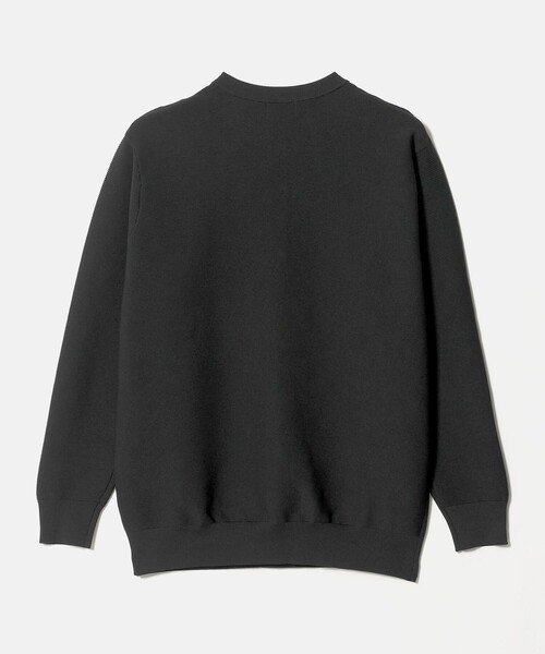 green label relaxing(グリーンレーベルリラクシング)の「【WEB限定】ガーター編み ヘンリーネック ニット(ニット/セーター・メンズ・モカ/ブラック/ライトグレー・S/L/XL/M)」の4枚目の写真