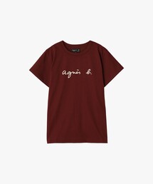 ロゴプリント コットン 半袖Tシャツ "Brando"