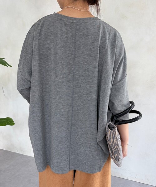 Jena espace merveilleux(ジェナ エスパスメルヴェイユ)の「ダンボール5分袖カットソー(Tシャツ/カットソー・レディース・ブラウン/グレー・FREE)」の15枚目の写真