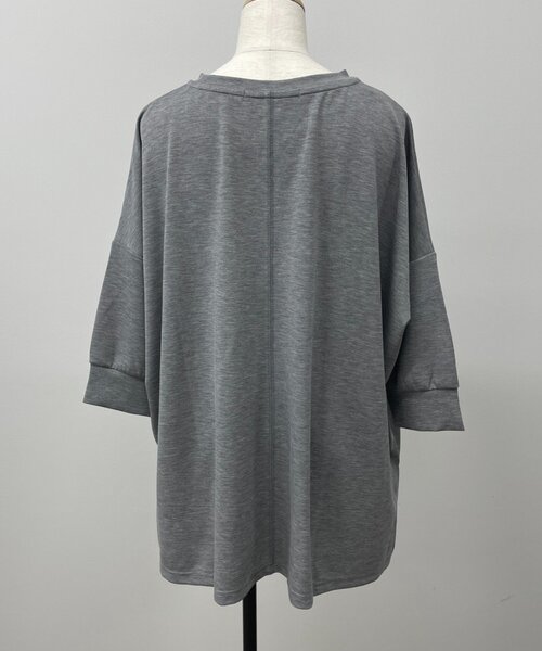 Jena espace merveilleux(ジェナ エスパスメルヴェイユ)の「ダンボール5分袖カットソー(Tシャツ/カットソー・レディース・ブラウン/グレー・FREE)」の9枚目の写真