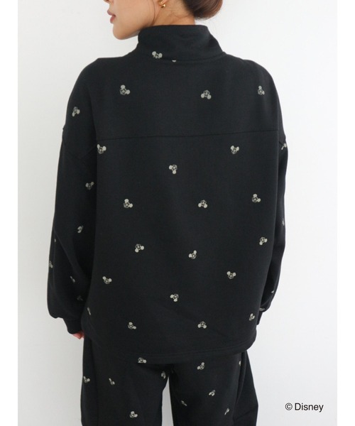 TRUNC(トランクエイティーエイト)の「Disney/Mickey Mouse Design Sweatshirt(スウェット・レディース・ベージュ/ブラック・FREE)」の11枚目の写真