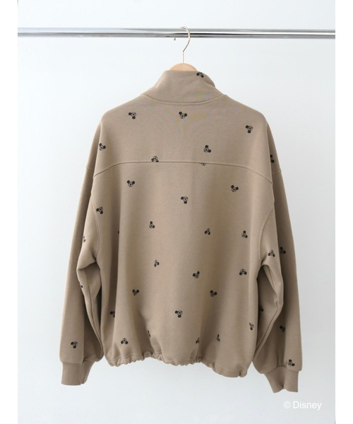 TRUNC(トランクエイティーエイト)の「Disney/Mickey Mouse Design Sweatshirt(スウェット・レディース・ベージュ/ブラック・FREE)」の3枚目の写真
