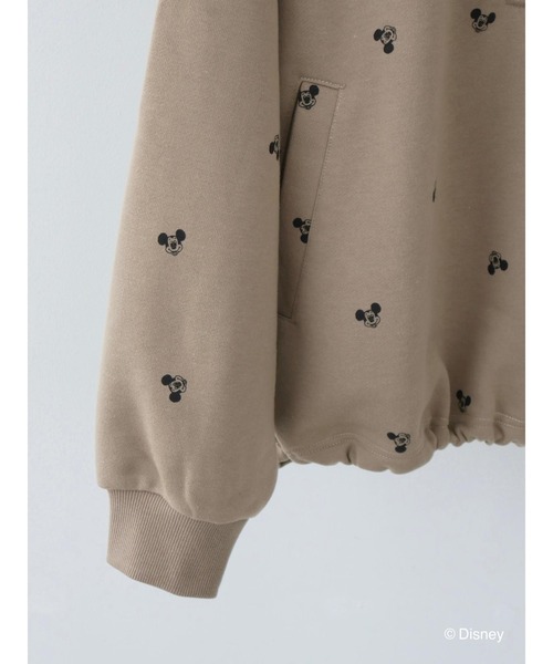 TRUNC(トランクエイティーエイト)の「Disney/Mickey Mouse Design Sweatshirt(スウェット・レディース・ベージュ/ブラック・FREE)」の5枚目の写真