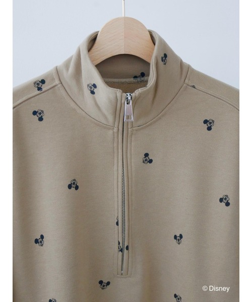 TRUNC(トランクエイティーエイト)の「Disney/Mickey Mouse Design Sweatshirt(スウェット・レディース・ベージュ/ブラック・FREE)」の4枚目の写真