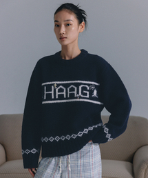 a winter haag sweater (navy)