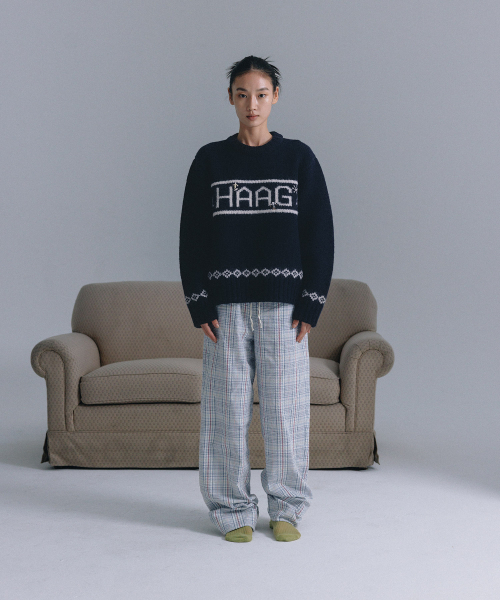 haag(ヘイグ)の「a winter haag sweater (navy)(ニット/セーター・レディース・その他・FREE)」の6枚目の写真
