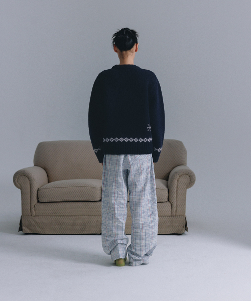 haag(ヘイグ)の「a winter haag sweater (navy)(ニット/セーター・レディース・その他・FREE)」の8枚目の写真